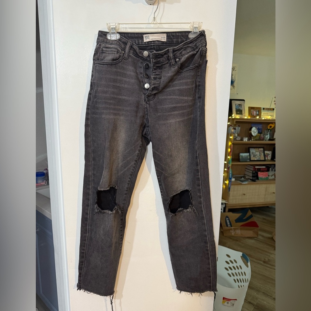 RSQ High Rise Straight Leg Jeans